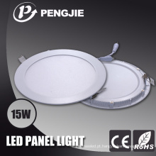 CRI alta&gt; 70 luz de painel do diodo emissor de luz 15W para o uso interno